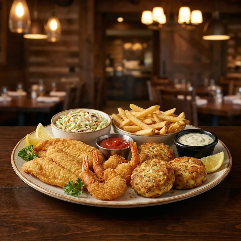 3 Fish, 3 Shrimp & 3 Chicken Strips